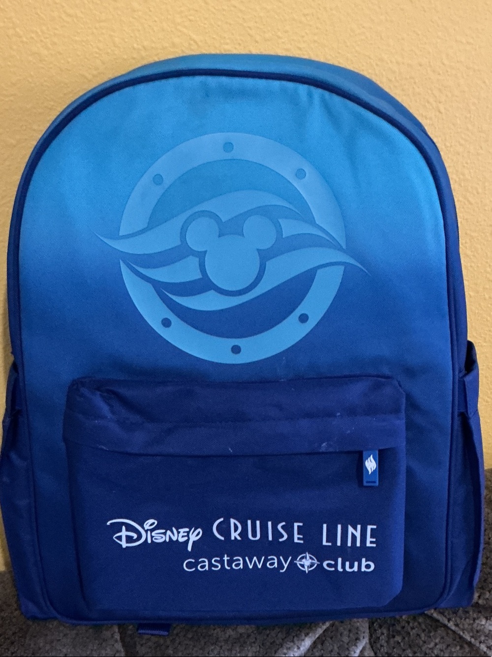 Disney Blue Ombre Cruise Line Castaway Club Backpack nwt women kids